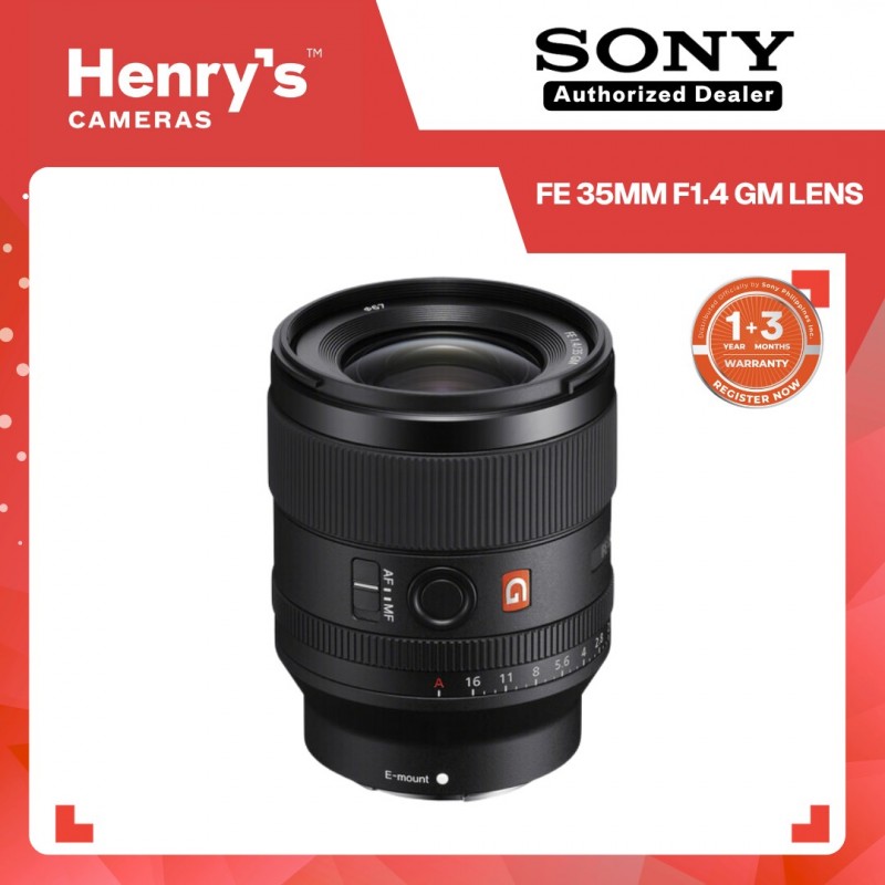 SONY FE 35MM F1.4 GM LENS (SONY PHIL)
